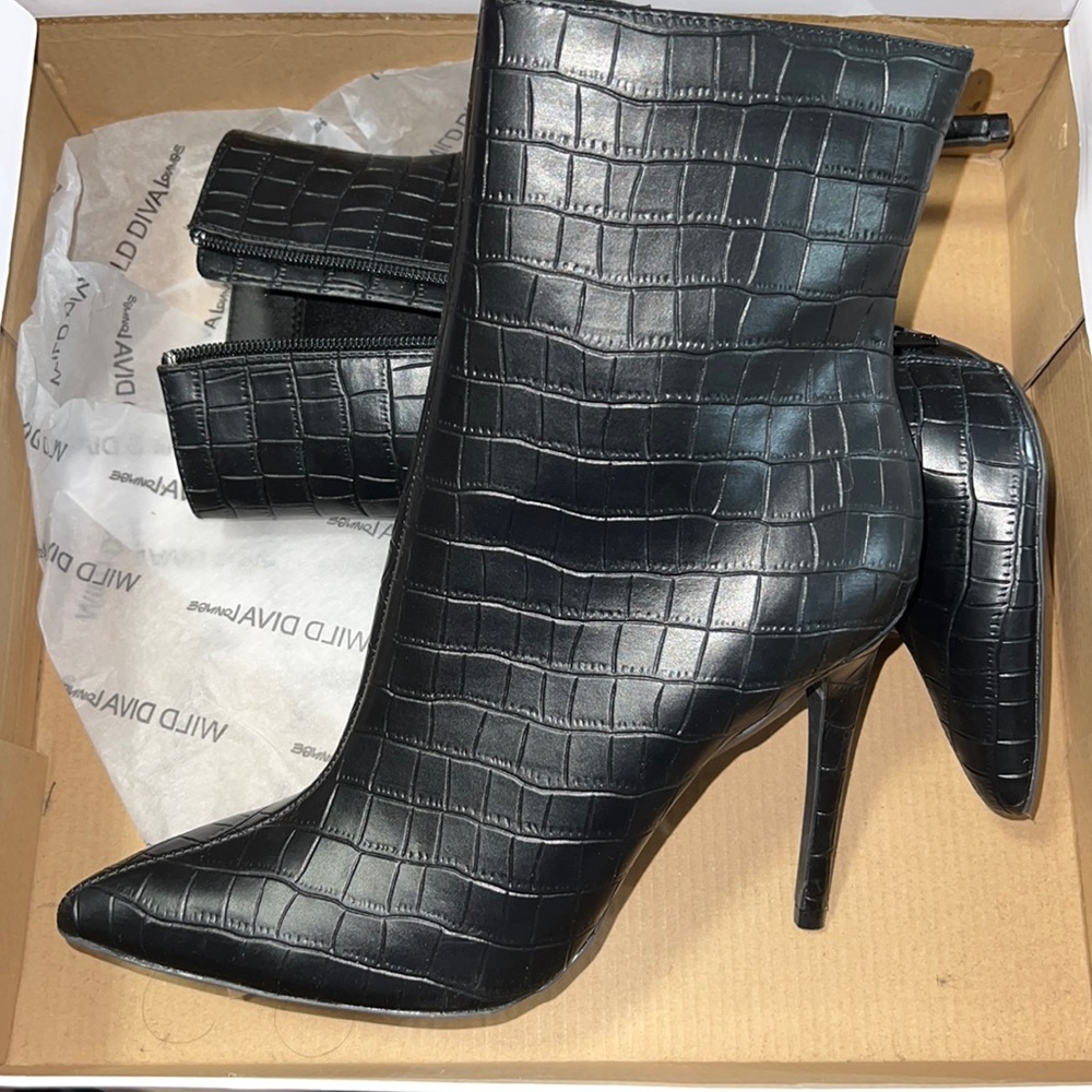 New croc booties from Nastygal